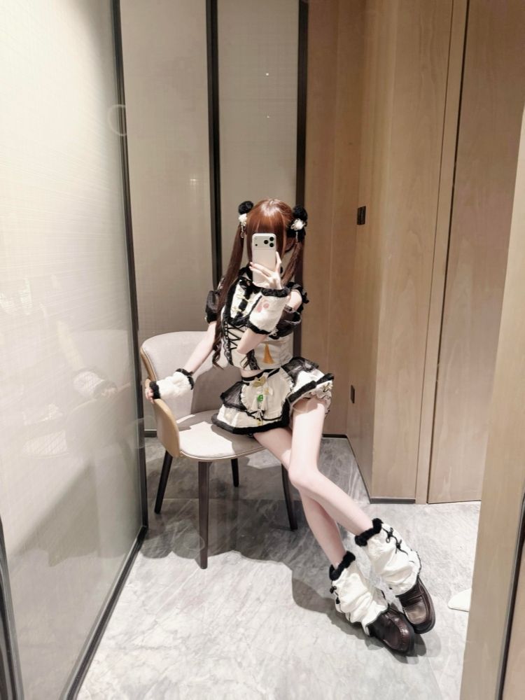 Sweet Kawaii 2 Piece Set Women - Fly Line 评论和价格