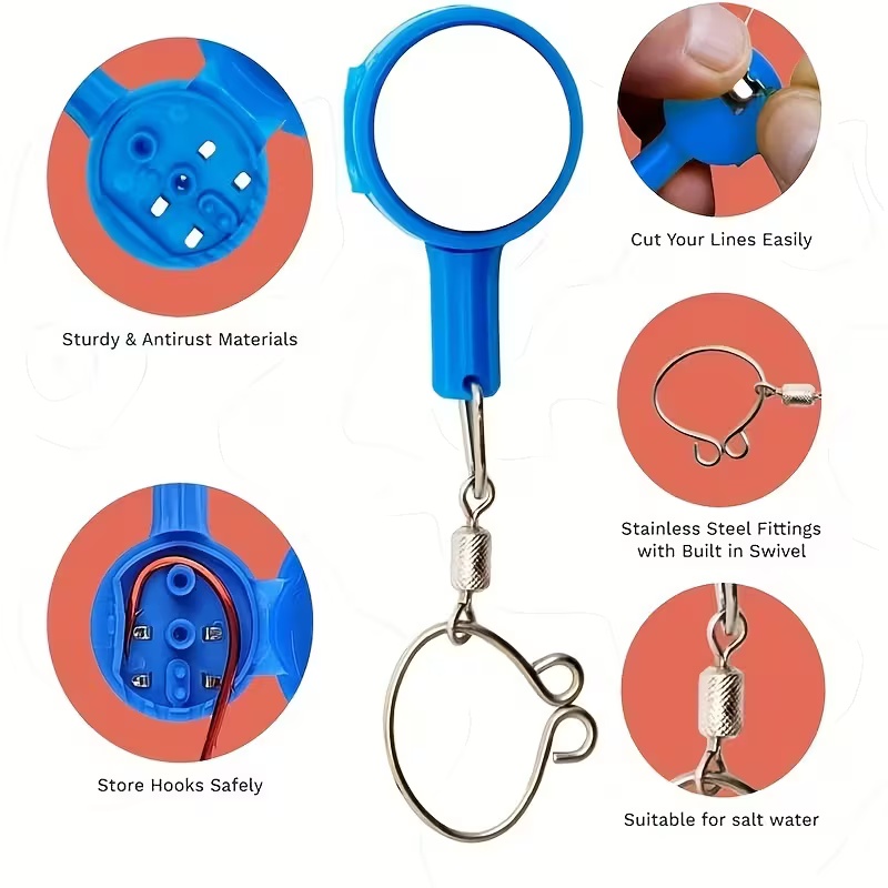 2pcs   Fishing Gadgets: Knotti - Fishing Line Dispenser 评论和价格