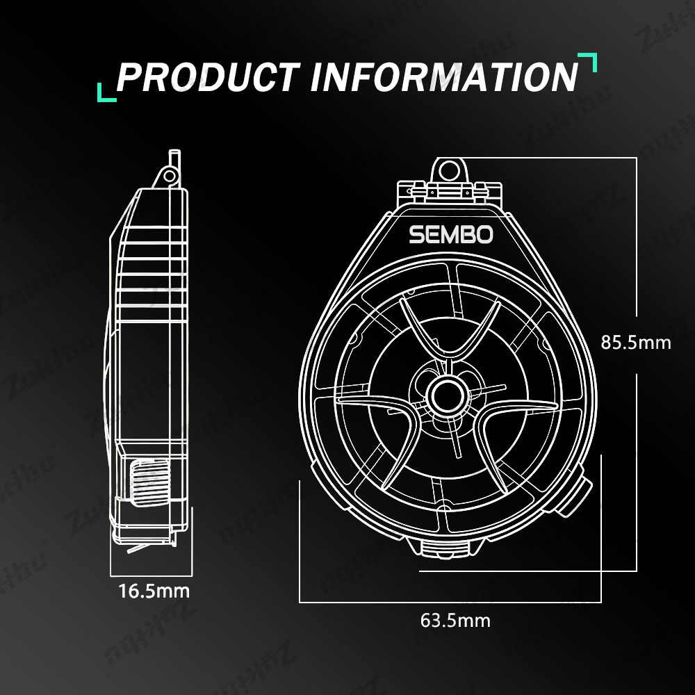 ZUKIBO Compact Line Storage Bo - Fishing Line Dispenser 评论和价格