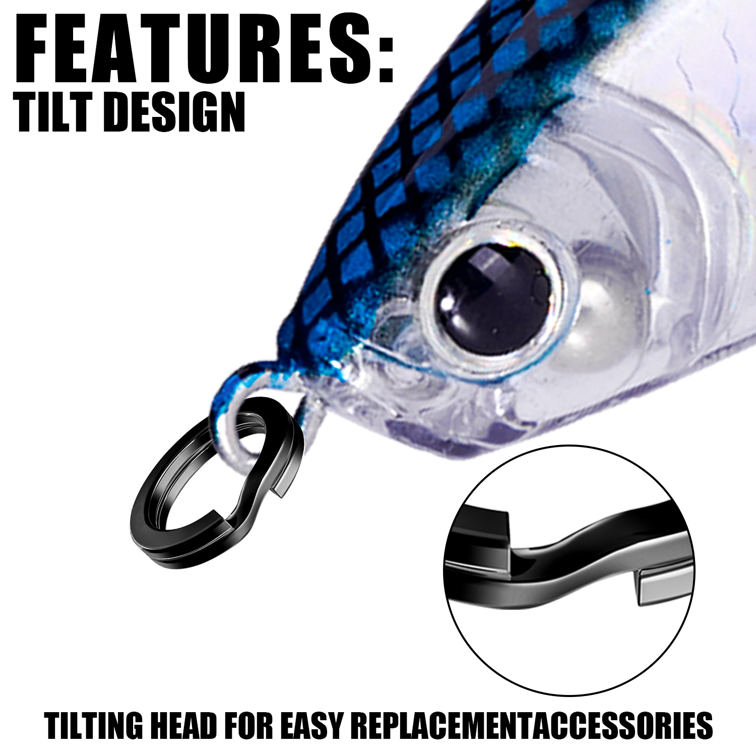 100pcs Fishing Split Rings Sta - Fishing Line Cutter 评论和价格